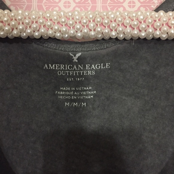 American Eagle | Gray Cactus Flowy Swing Tank Top - Picture 5 of 7